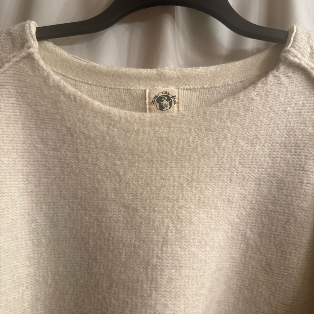 We The Free Off-White Crew Neck Sweater - Picture 3 of 8